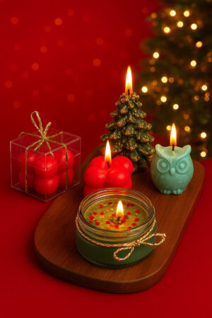 4 Parça Hediyelik Yeni Yıl ( Noel ) Seti