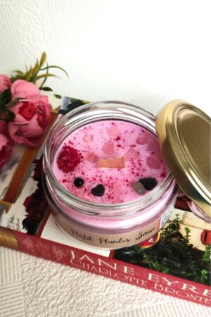 Aromaterapi Venüs Aşk Mumu Doğal Taşlı 300 gr Soya Mum